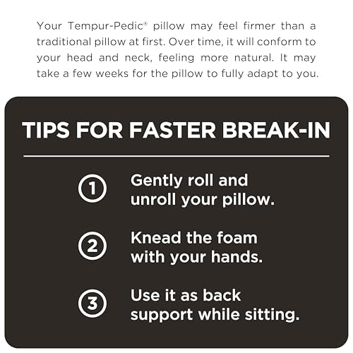 Tempur-Pedic TEMPUR Neck Pillow, Travel, White