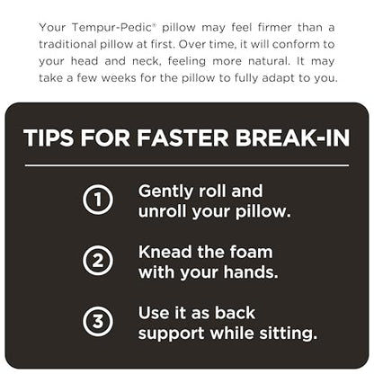 Tempur-Pedic TEMPUR Neck Pillow, Travel, White