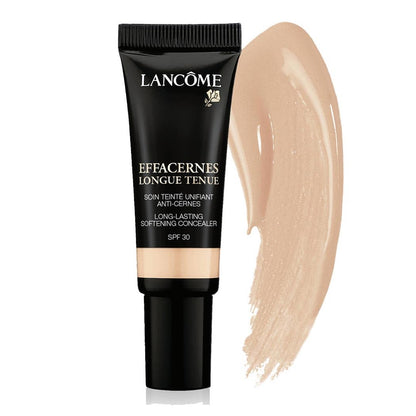Lancôme Effacernes Longue Tenue Concealer - Long-Lasting, Natural Coverage Cream Concealer for Dark Circles and Fine Lines, 15 Beige Naturel