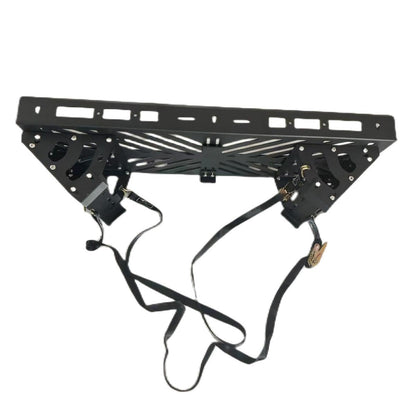 Aluminum Spare Tire Mount Cargo Basket Storage Compatible with 32" - 40" Tires on a Variety of Off-Road Vehicles,Fit for Jeep Wrangler JK JL TJ YJ CJ, Ford Bronco, SUV Accessories