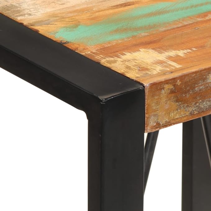 SKM Bar Table 60x55x110 cm Solid Wood Reclaimed