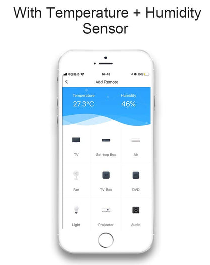 Smart IR Remote Control,All in One IR Blaster Control, Universal WiFi Infrared Remote Control for TV DVD Air Conditioner STB etc,Compatible with Alexa, Google Assistant