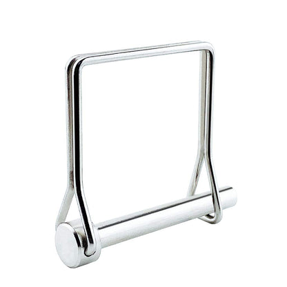 2 Pack Full 316 SS Square Pto Pin, Safety Coupler Pin 5/16" x 2.76"(8mm x 70mm), Full Marine Grade 316 Stainless Steel Heavy Duty Shaft Locking Pin