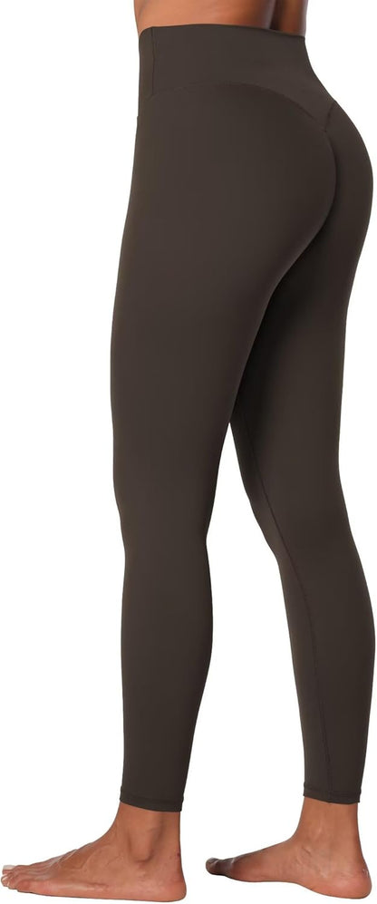 Sunzel Sunlissia Hidden Butt Lifting Scrunch Workout Leggings for Women, Crossover High Waist Yoga Pants with Tummy Control