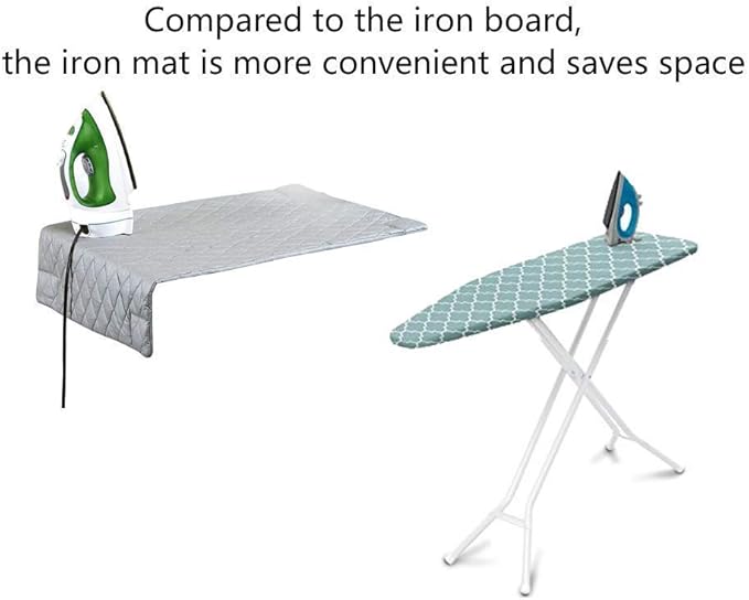 Magnetic Ironing Mat Blanket, Iron Board Alternative Cover, Quilted Washer