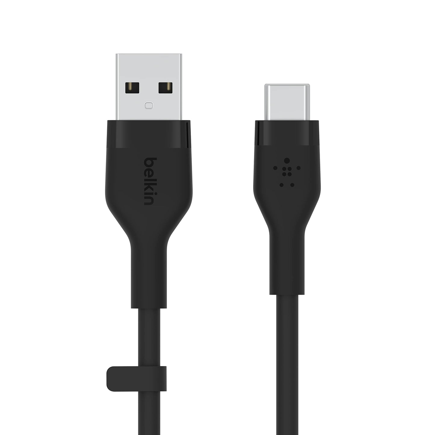 Belkin BoostCharge Pro Flex Braided USB-C to USB-A Cable (1M/3.3FT) USB-IF Certified Fast Charging Cable for iPhone 17, iPhone 17 Pro, iPad, Galaxy S25, Note, Pixel, Nintendo Switch 2 & More - Black