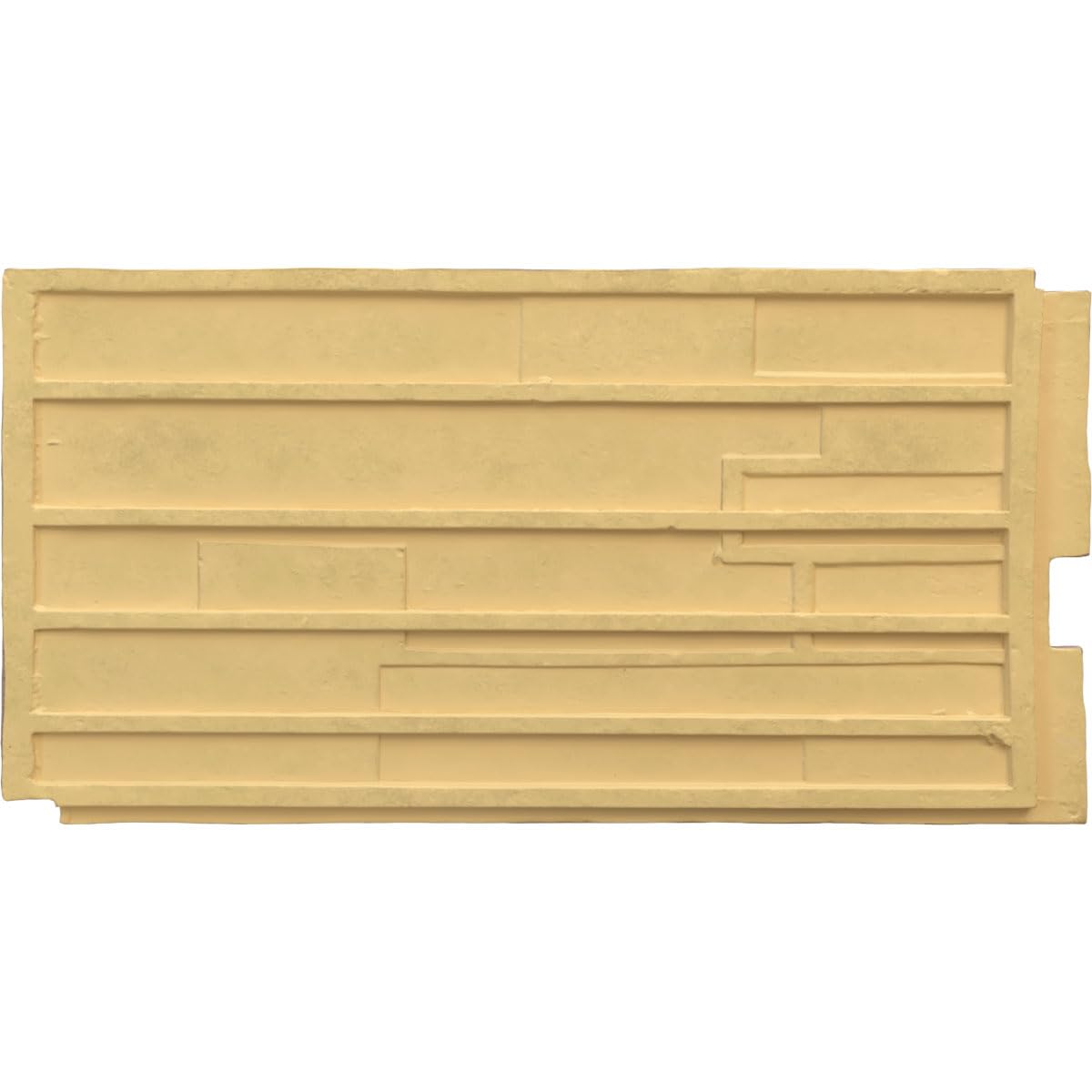 EverStone Canyon Ridge Faux Stone Panel, 45 3/4"W x 24 1/2"H x 1 1/4"D, Autumn Bronze Color
