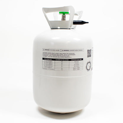 Helium King Disposable Helium Gas Canister - Fills 50 x 9 Inch Latex Balloons or 18 Foil Balloons - Helium Balloon Gas UK Filled Helium Cylinder for Parties