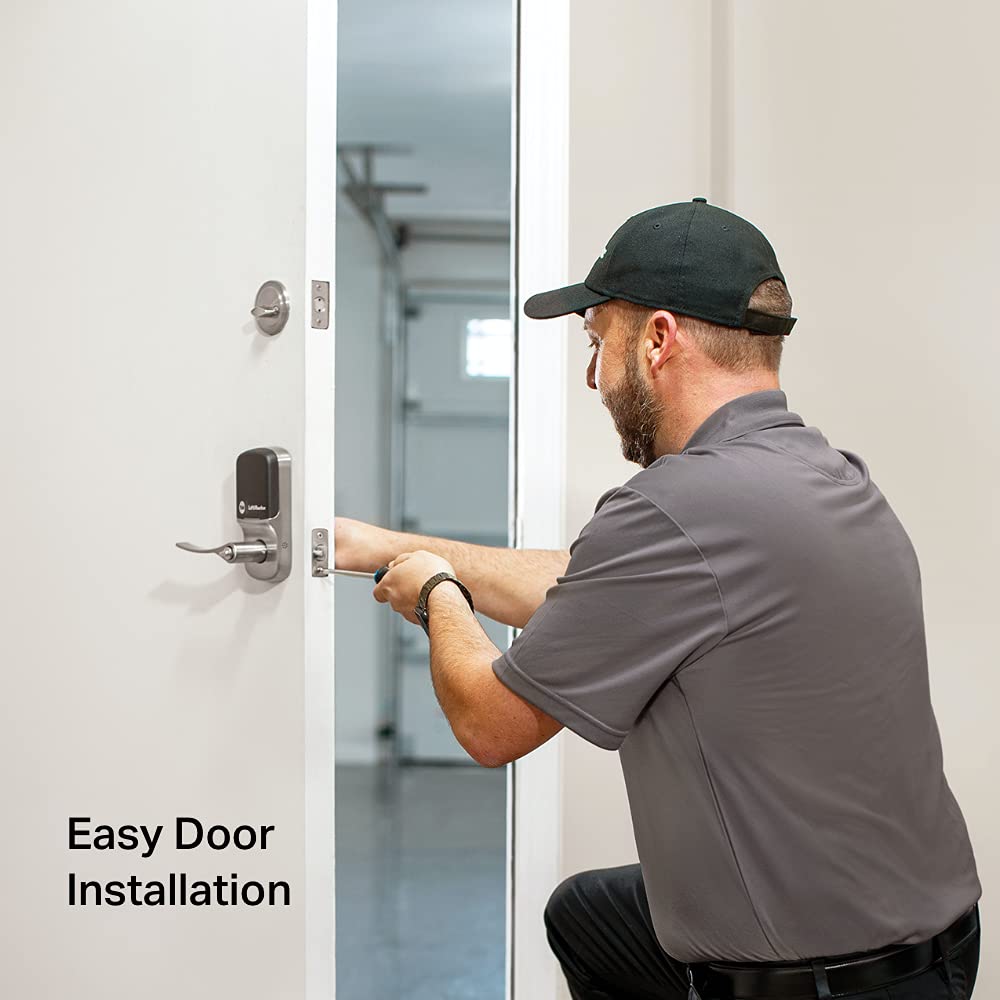 Yale | LiftMaster Smart Lock with Touchscreen Deadbolt - Works with myQ App & Key by Amazon in-Garage Delivery when paired with Smart Garage Hub (sold separately), Oil Rubbed Bronze
