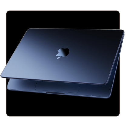 Compatible for MacBook Air 13.6 inch Case M4 M3 M2 2025 2024-2022 Release Model A3240 A3113 A2681, Sturdy Protective Plastic Hard Shell Case Cover for MacBook Air M2 13 inch - Midnight Clear