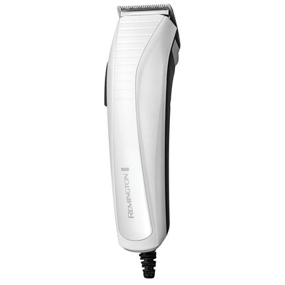 Remington Colour Cut Hair Clippers Kit (Corded, Stainless Steel Self-Sharpening Blades, Comfort Tip Blades, Taper Lever (0.5-2mm), 9 Colour Coded Combs (1.5-25mm), Scissors & Comb) HC5035