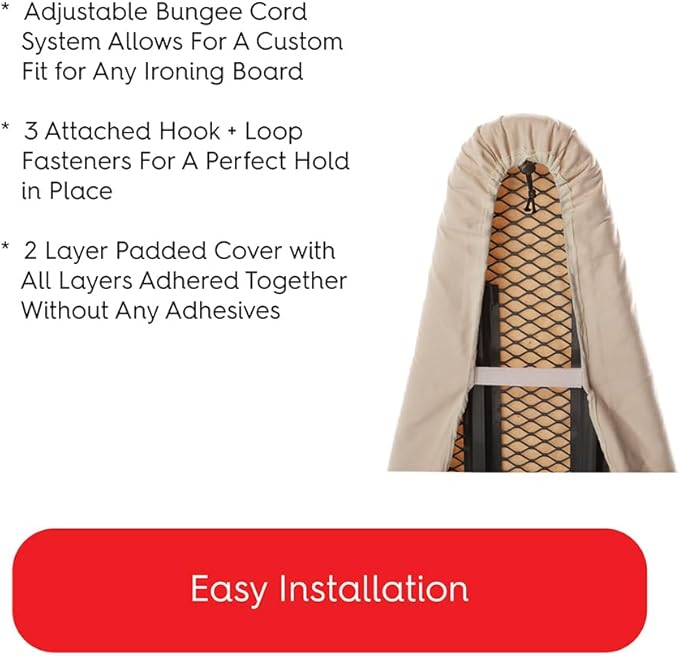 TIVIT Ironing Board Cover 18 x 49