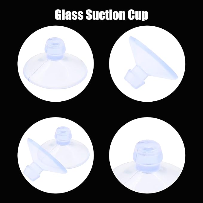 30 Pack Glass Table Suction Cups 18mm Rubber Suction Cup Hangers Without Hooks