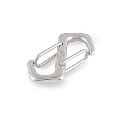 SHONAN Double Sided Carabiner S Biner, 2-1/3" Dual Gate S Clip Stainless Steel S Shaped Carabiner Key Holder