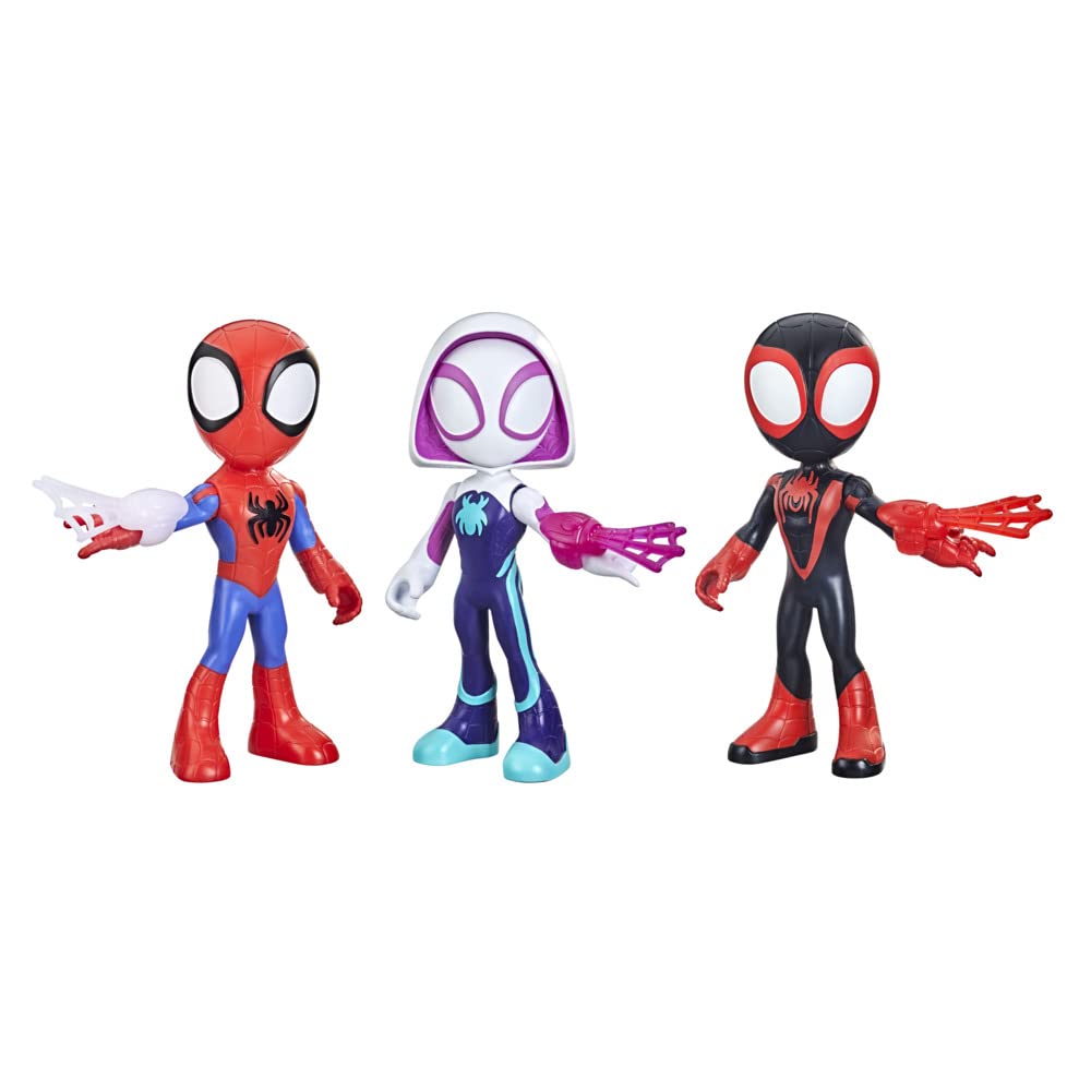 SPIDEY AND HIS AMAZING FRIENDS Marvel Supersized Hero 22.5-cm Action Figures 3-Pack
