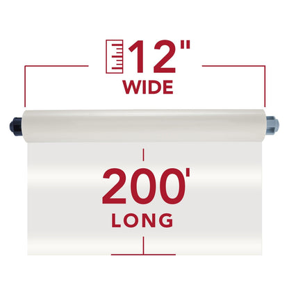 GBC Thermal Laminating Film, Rolls, Ultima 35 EZload, Glossy, NAP II, 12" x 200', 2 Pack (3125913EZ)