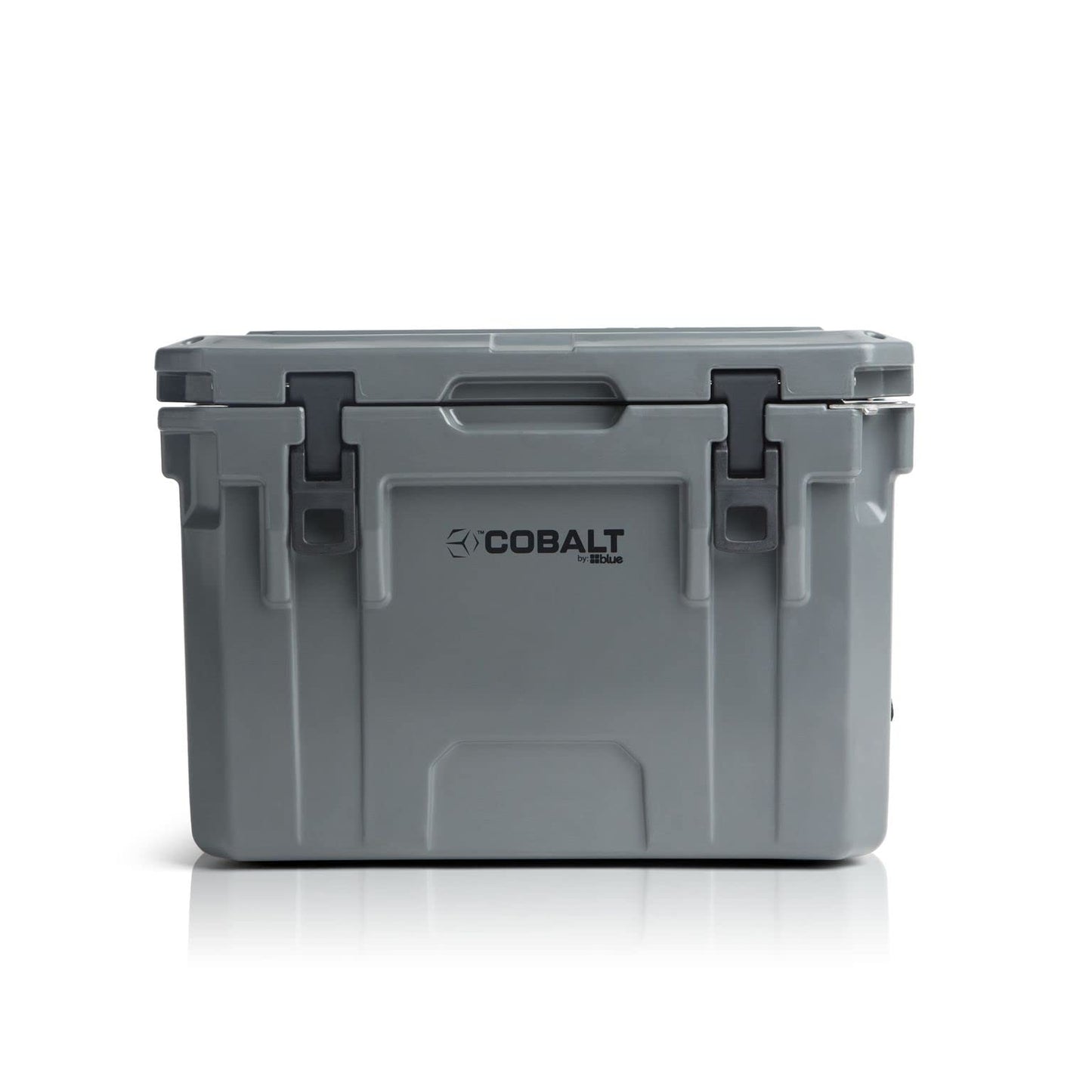 Cobalt 25 Quart Roto-Molded Super Ice Cooler | Large Ice Chest Holds Ice Up to 3 Days | (Gray)