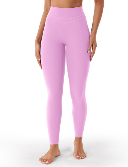 VOYJOY Womens Scrunch Workout Leggings Compression Butt Lifting Mid High Waist 26 Inches Seamless V Back Yoga Pants