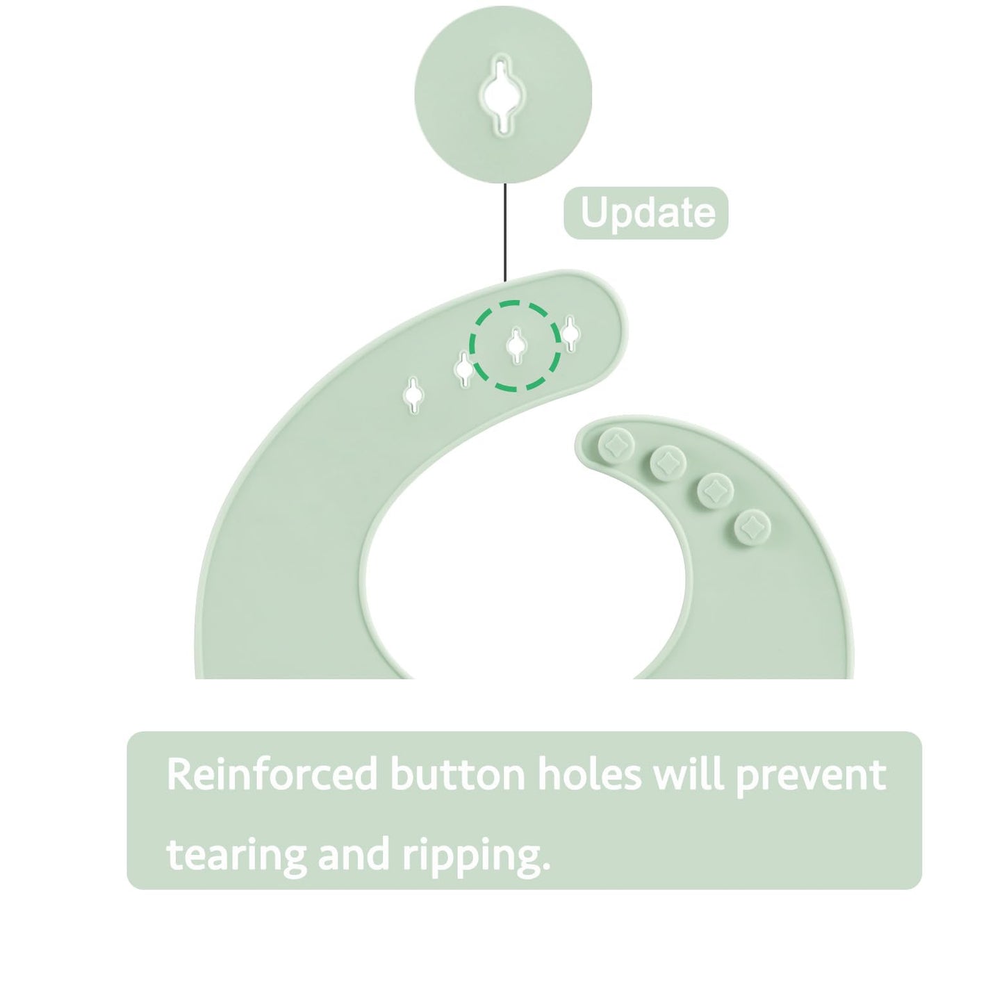 PandaEar Silicone Baby Bibs - 3 Pack Unisex | Waterproof Toddler Bibs with Large Food Catcher