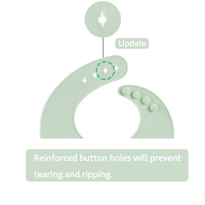 PandaEar Silicone Baby Bibs - 3 Pack Unisex | Waterproof Toddler Bibs with Large Food Catcher