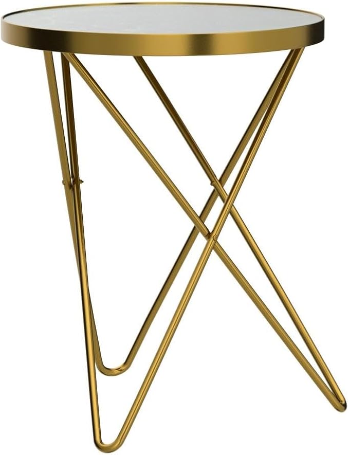 HLR Modern Round Side Table Set of 2, End Table
