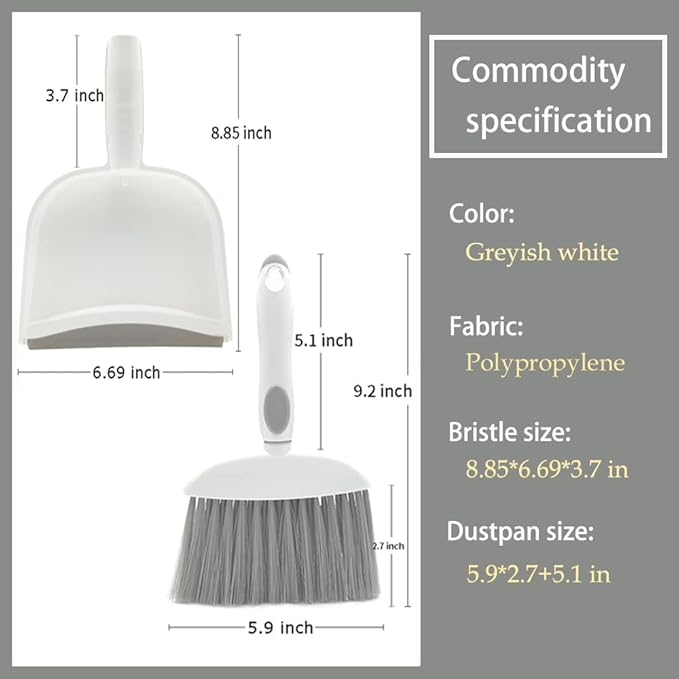 Dust pan, Small Broom and Dustpan Set, Mini Dustpan and Brush Set, Small Hand