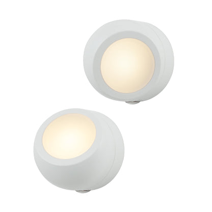 Energizer LED Rotating Night Lights Plug Into Wall Dusk to Dawn Sensor Home Decor Apartment Essentials Ambient Lighting Nightlight 40293 2 Pack