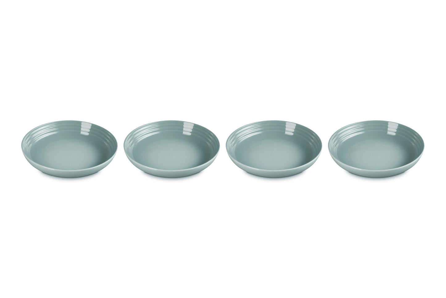 Le Creuset Stoneware Set of 4 Pasta Bowls, 8.5" each, Sea Salt