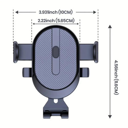 Universal Car Phone Holder Mount with Hook Clip for Air Vent | Compatible with iPhone, Samsung & More - Secure, Stable, Hands-Free Convenience