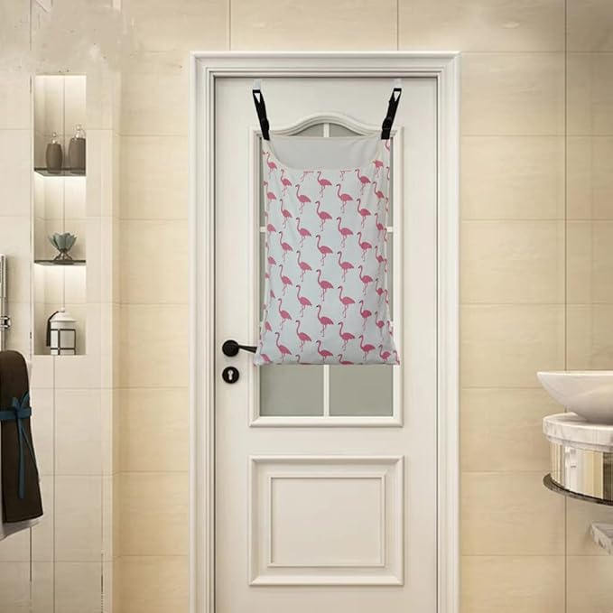 Adjustable Space Saving Door Hanging Laundry Hamper Bag