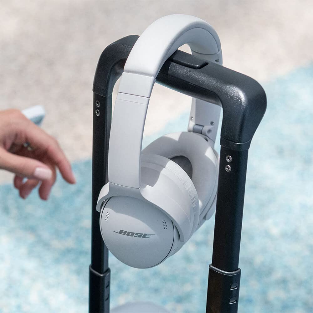 Bose QuietComfort 45 Wireless Bluetooth Noise Cancelling Headphones, Over-Ear Headphones with Microphone, Personalized Noise Cancellation and Sound, White Smoke