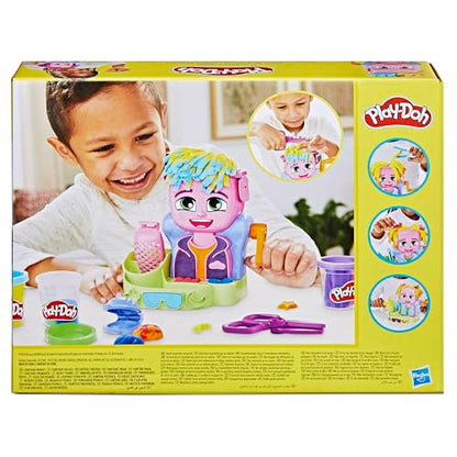 Play-Doh Hair Stylin' Salon Playset with 6 Cans, Pretend Play Toys, Ages 3+