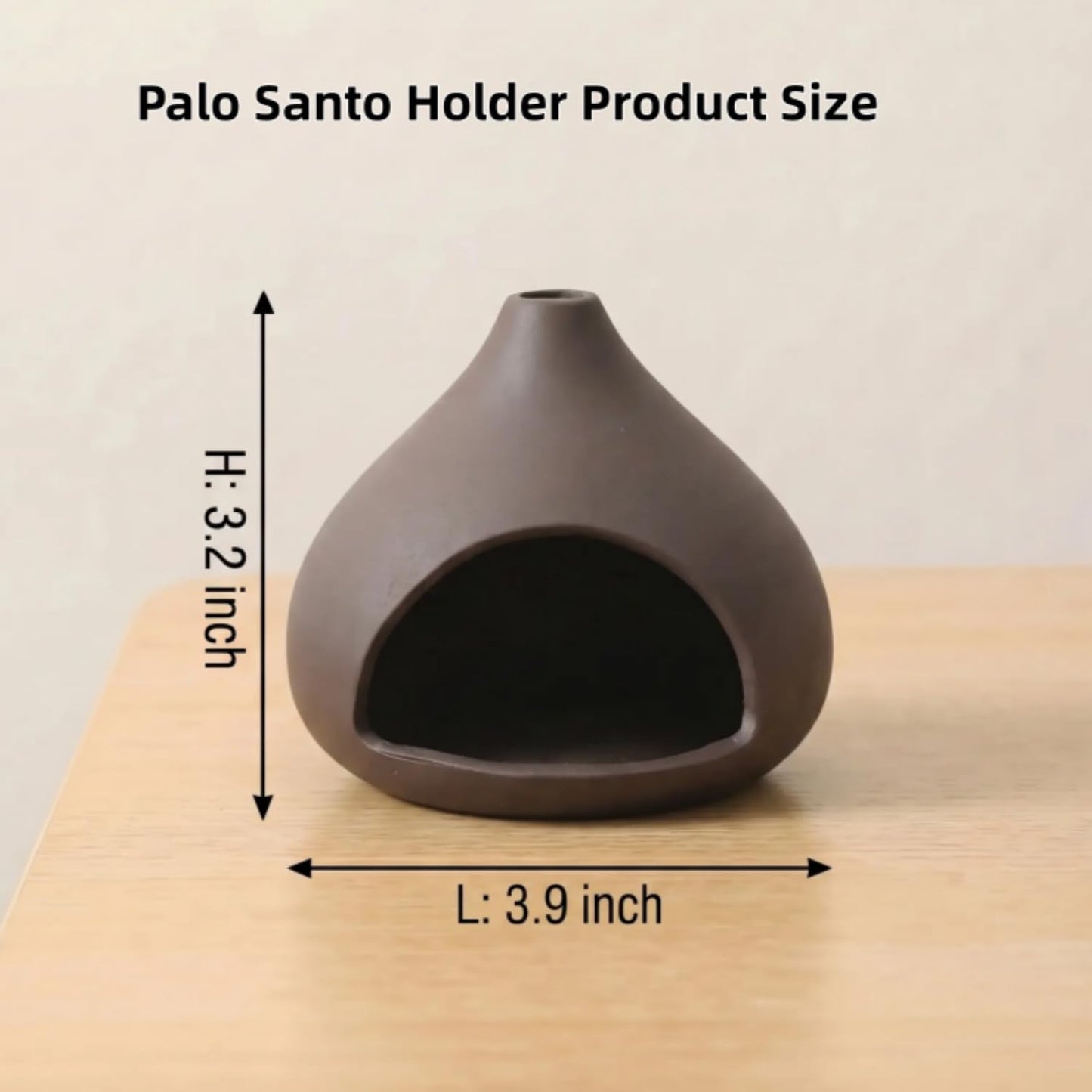 Palo Santo Holder, A Mini Chimney for Burning Palo Santo Sticks and Sage, Chimeneas Incense Holder, Cone Burner Smudge Bowls for Yoga and Meditation Rooms, Incense Bowls