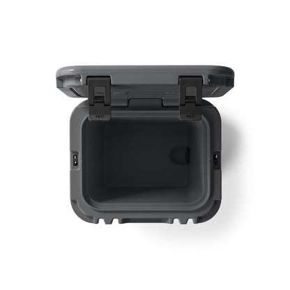 YETI Roadie 24 2.0 Hard Cooler with DoubleDuty Shoulder Strap and Drain Plug, Charcoal