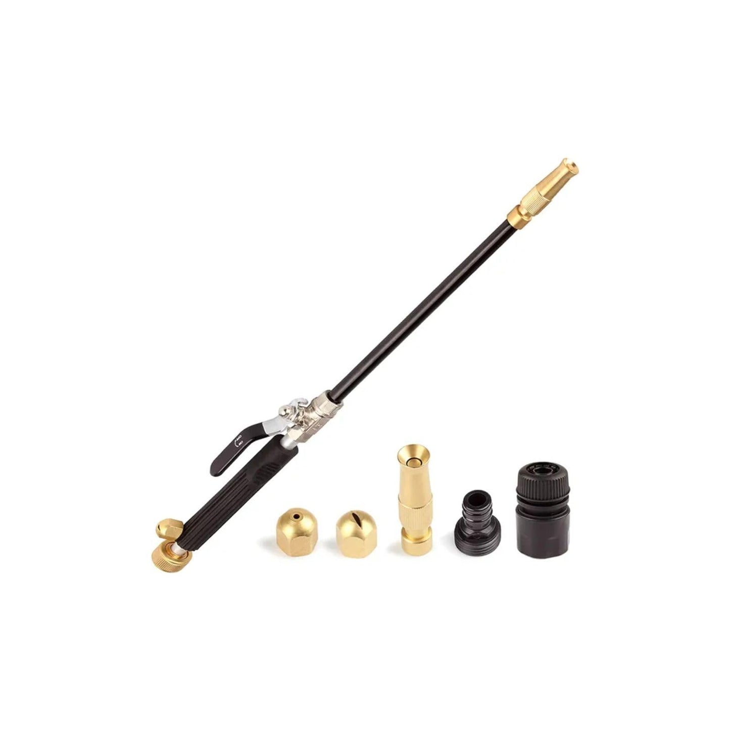 Hicks Ridge Garden Hose Nozzle Sprayer - Heavy Duty High Power Water Wand - Pressure Washer Gun Attachment - Garden Hose Jet Nozzle
