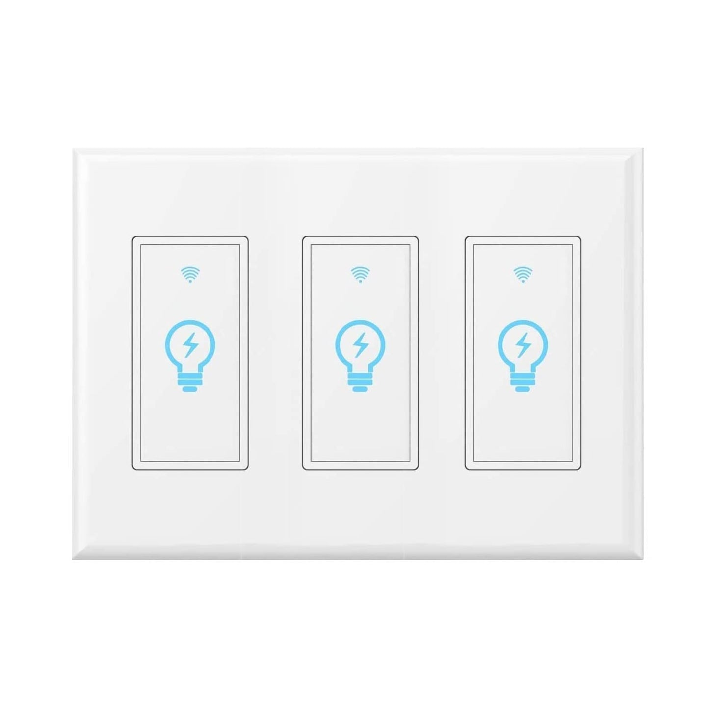 Smart Light Switch, Compatible with Alexa, Google Assistant, IFTTT, WiFi Light, Neutral Wire Required, Schedule Setting APP Remote Control, ETL, No Hub Required (Smart Switch 2pack)