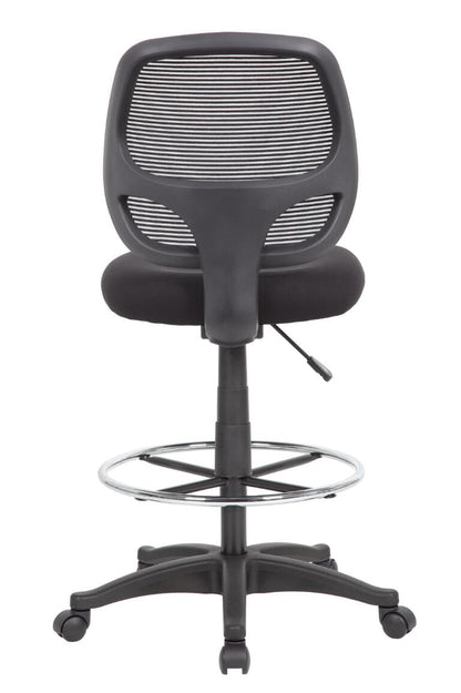 Boss Office Products Commercial Grade Mesh Stool, Black