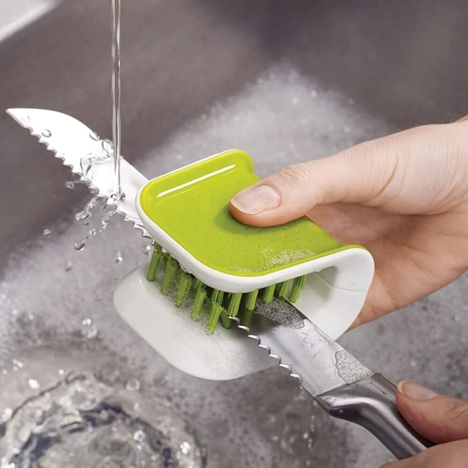 Joseph Joseph BladeBrush Knife and Cutlery Cleaner Brush Bristle Scrub Kitchen
