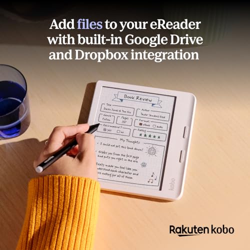 Kobo Libra Colour | eReader | 7” Glare-Free Colour E Ink Kaleido™ 3 Display | Dark Mode Option | Audiobooks | Waterproof | (Black)