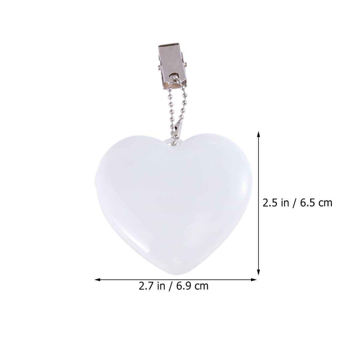 Uonlytech 3pcs Purse Light Handbag Light, Sensor Touch Activated Mini Heart Shape Night Lamp Handbag Purse Lamp for Women & Girls Bag Accessories