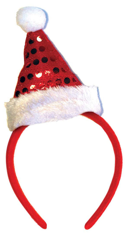 OLYPHAN Headbands for Christmas - Women - Reindeer Antler & Santa Hat Headband Hats - Kids & Adults