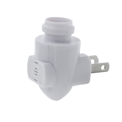Creative Hobbies Plug in Night Light Module Includes 4 Bulbs and 4 Metal Clips, Great for Making Your Own Decorative Night Lights, Pack of 4 (White)