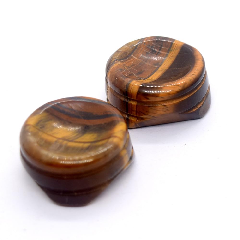 ZHU YU CHUN 6PCS Small And Exquisite Mini Crystal Base Gemstone Sphere Stands Egg Base Display Display Pedestals Sphere Holders Gemstone Spheres for Crystal Ball (6 colour)