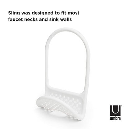 Umbra Sling Sink Caddy, White, 6 Pieces