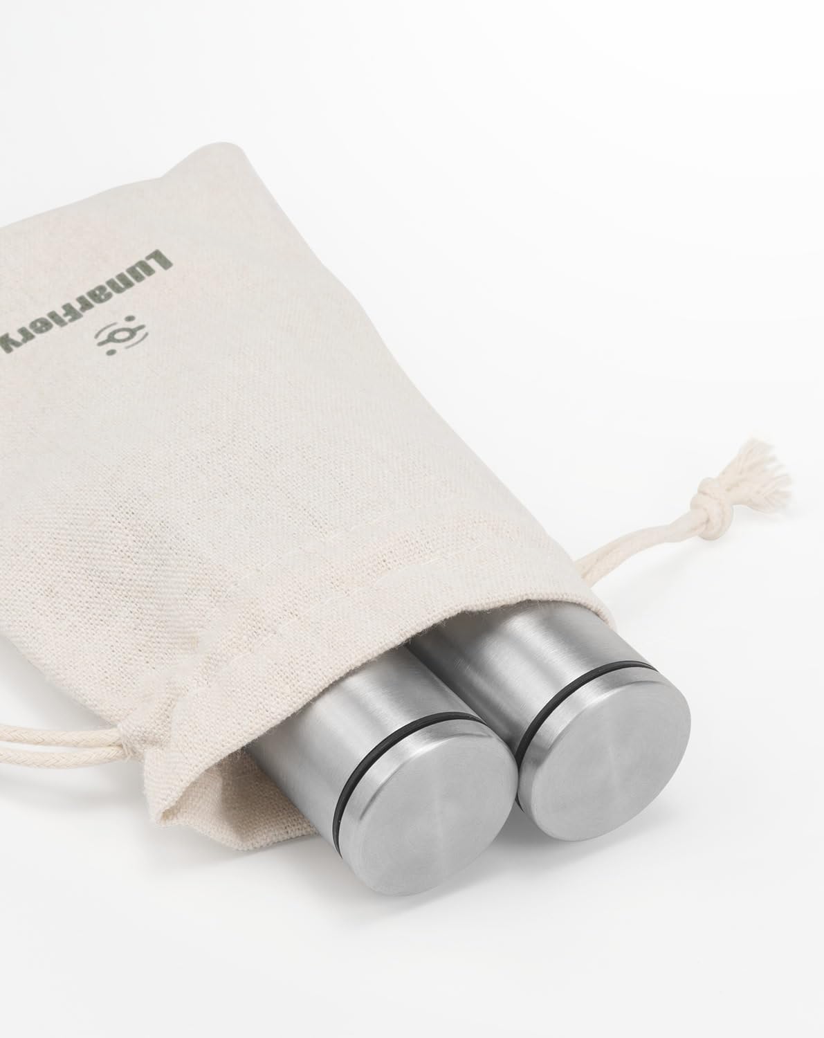 Mini Salt and Pepper Grinder Set, Adjustable Coarseness Coarse & Fine Salt Shakers Mills, Small Travel Portable Spice Tools [Without Spice Content]