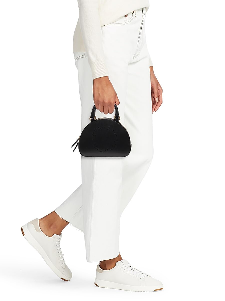 Stella McCartney, Alter Mat Faux-Leather Top-Handle Bag, Black