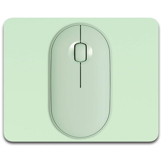 Dapesuom Mouse Pad 5 x 6 Inch With Non-Slip Rubber Base, Waterproof Mat for Women Kids Men, Wireless Mouse Laptops Keyboard Tray Home Office Travel, Lake Green