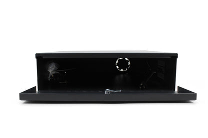 ARES VISION DVR Lock Box 18" x 18" x 5" – Heavy Duty 16 Gauge Steel Security Enclosure with Fan, Lock & Key, Cable Knockouts – Secure NVR, Router, AV Equipment for Home & Commercial Use