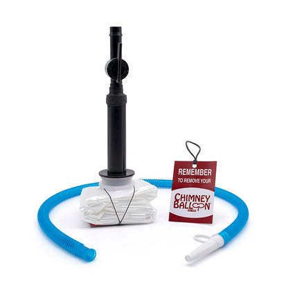 14 x 24 inch Medium Chimney Balloon Chimney Draught Excluder + FREE mouth inflation tube - NEW IMPROVED DESIGN, Made in the UK