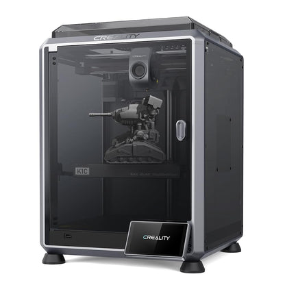 Creality K1C 3D Printer (2024 New Version) - Fast 600mm/s Printing Speed, AI Camera,Direct Extruder, Tri-metal Nozzle, Carbon Fiber Filament Support, Auto Leveling - Prints at High 300°C Temperature